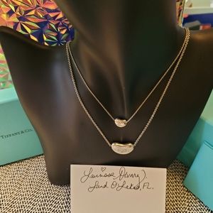 SOLD: Tiffany&Co Small and Large Bean Necklaces
